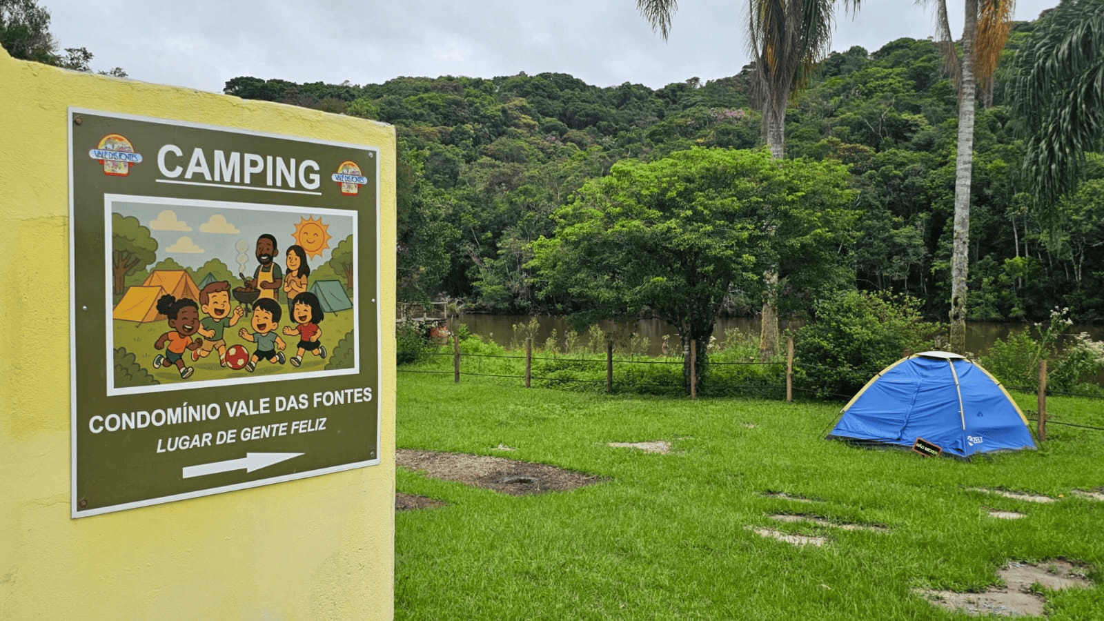 Vista do Condomínio Vale das Fontes